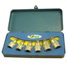 3/8" SD A/F Inserted Hex Bit Socket Set 5/32"-3/8" (In Box with Foam) - 6 Piece