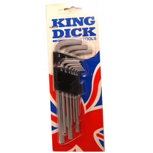 A/F Long Hex Key Set - 9 Piece