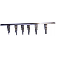 1/4" SD Inserted Torx Screwdriver Bit Socket Set T10-49 - 7 Piece