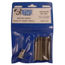 3/8" SD Metric Hex Bit Set 4-10mm - 7 Piece