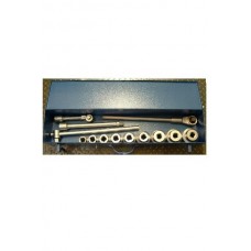 1" SD Whitworth Socket Set 13/16"W-2"W - 15 Piece