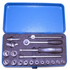 1/4" SD Metric Socket Set 4-14mm - 18 Piece