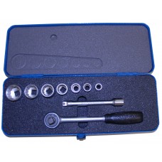 3/8" SD Whitworth Socket Set 1/8"W-1/2"W - 9 Piece