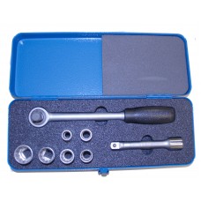 1/2" SD A/F Socket Set 7/16"-3/4" - 8 Piece