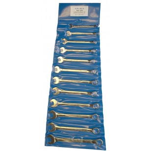 Metric Combination Wrench Set 8-19mm - 12 Piece