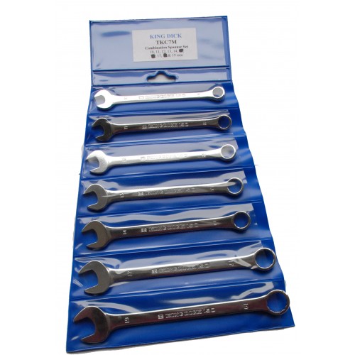 Metric Combination Wrench Set 10-19mm - 7 Piece