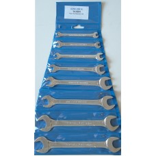 Metric Open End Wrench Set 6-22mm - 8 Piece